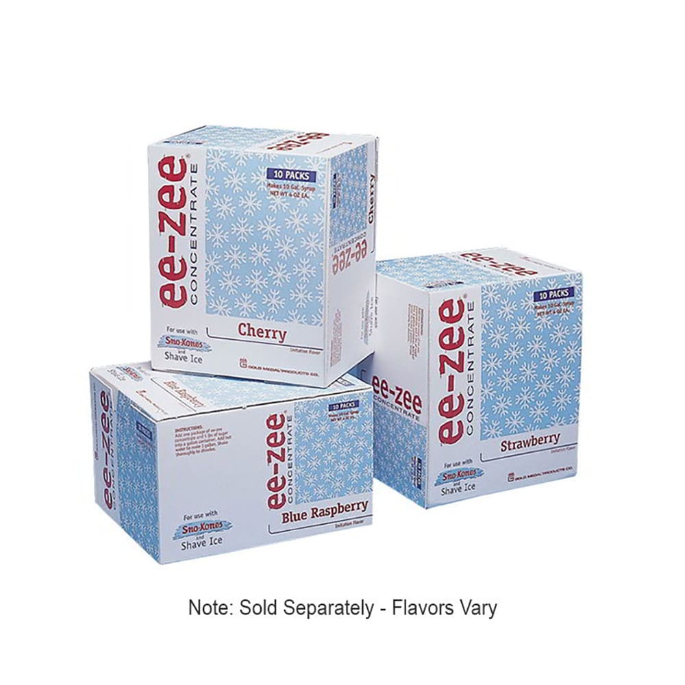 Gold Medal 1012CT Grape Snow Cone Syrup Pre-Measured Concentrate Pouch, 10/Case