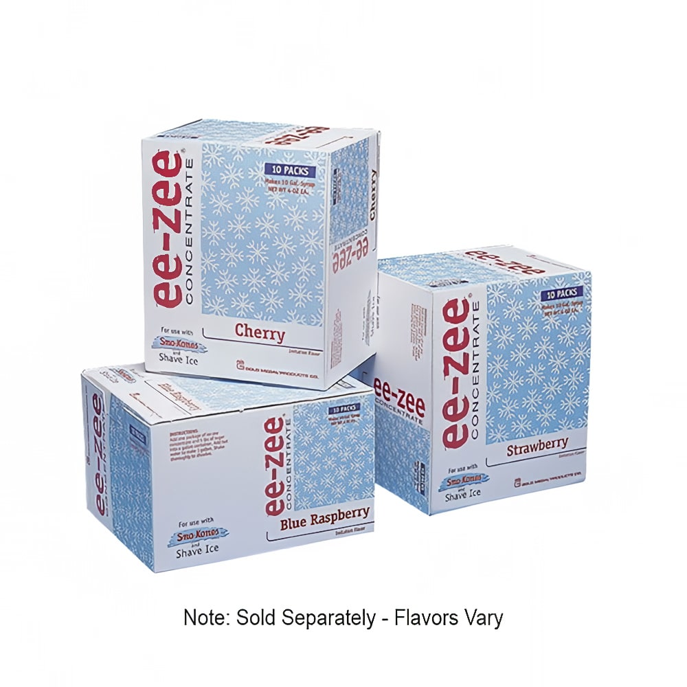 Gold Medal 1014 Lime Snow Cone Syrup Pre-Measured Concentrate Pouch, 10 Cartons/Case