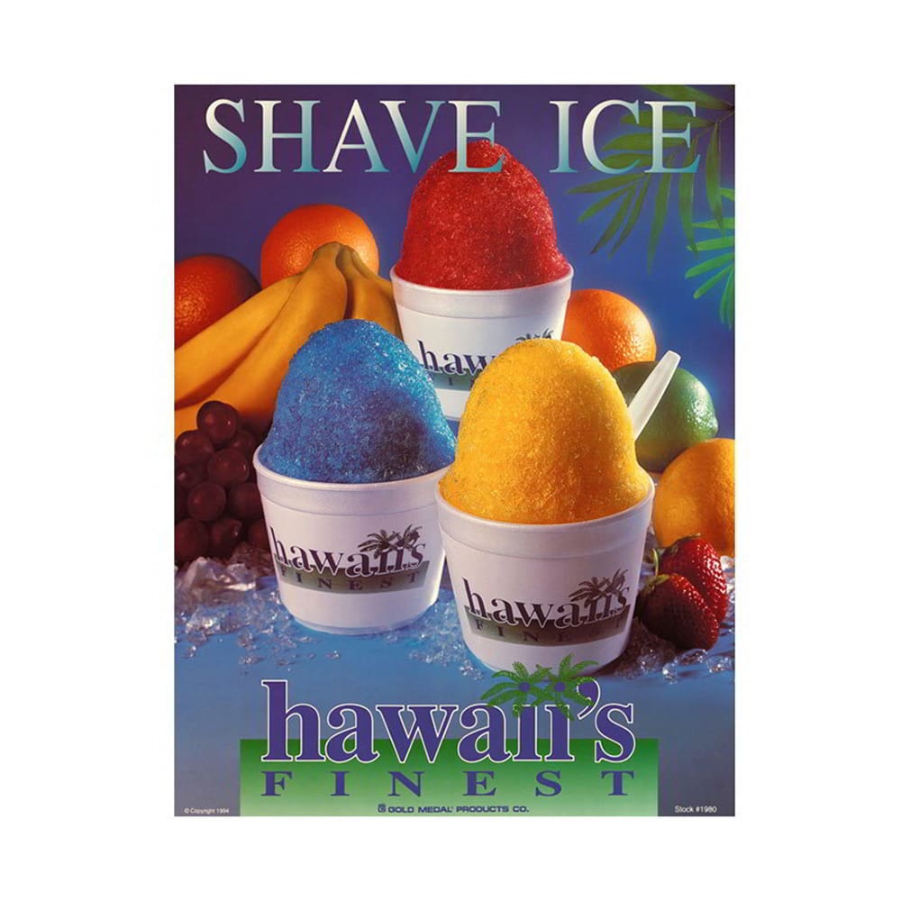 Gold Medal 1980 Hawaiis Finest Ice Poster