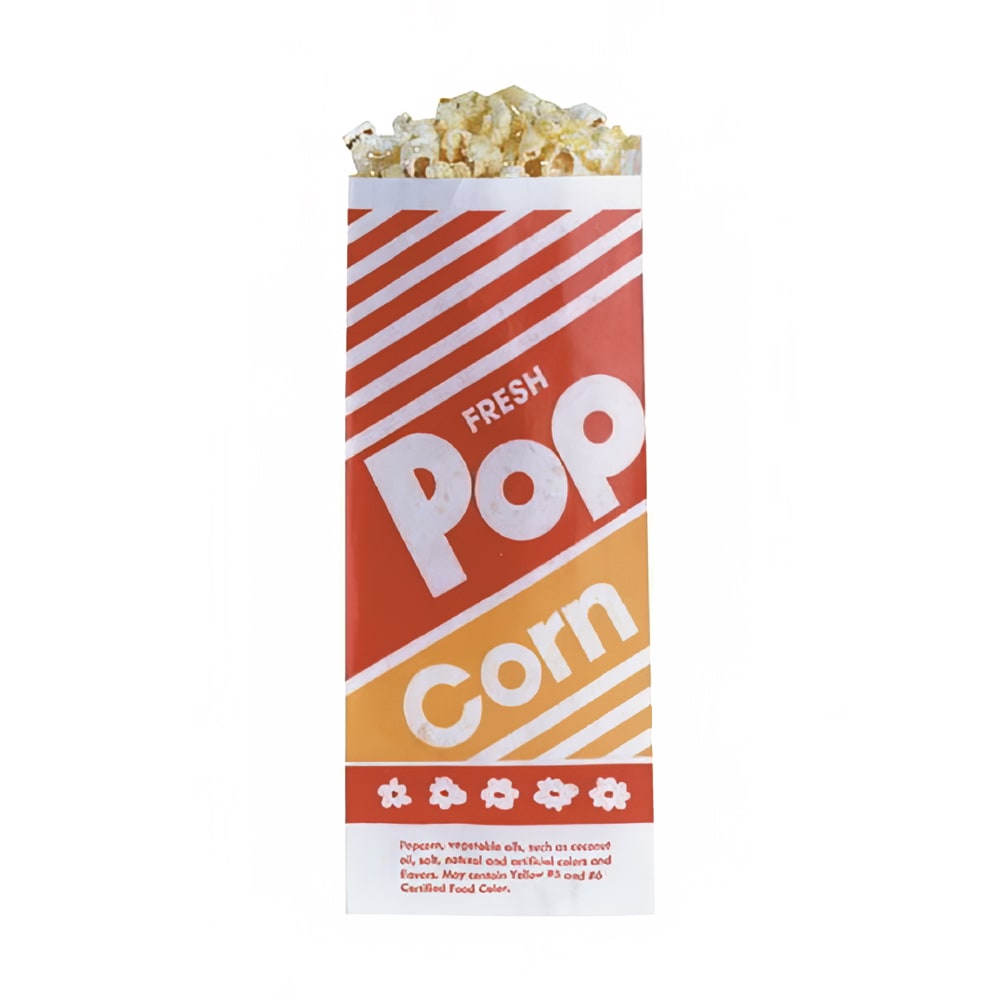 Gold Medal 2052 3/5 oz Disposable Popcorn Bags