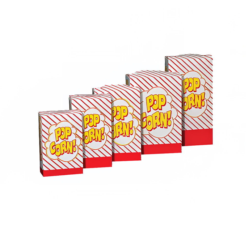 Gold Medal 2063 1 to 1 3/4 oz Disposable Popcorn Boxes, 500/Case