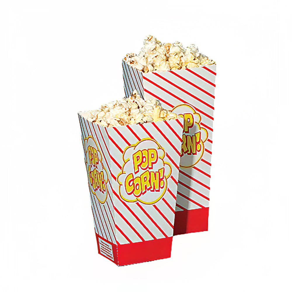 Gold Medal 2066 4/5 oz Small Scoop Disposable Popcorn Boxes, 500/Case