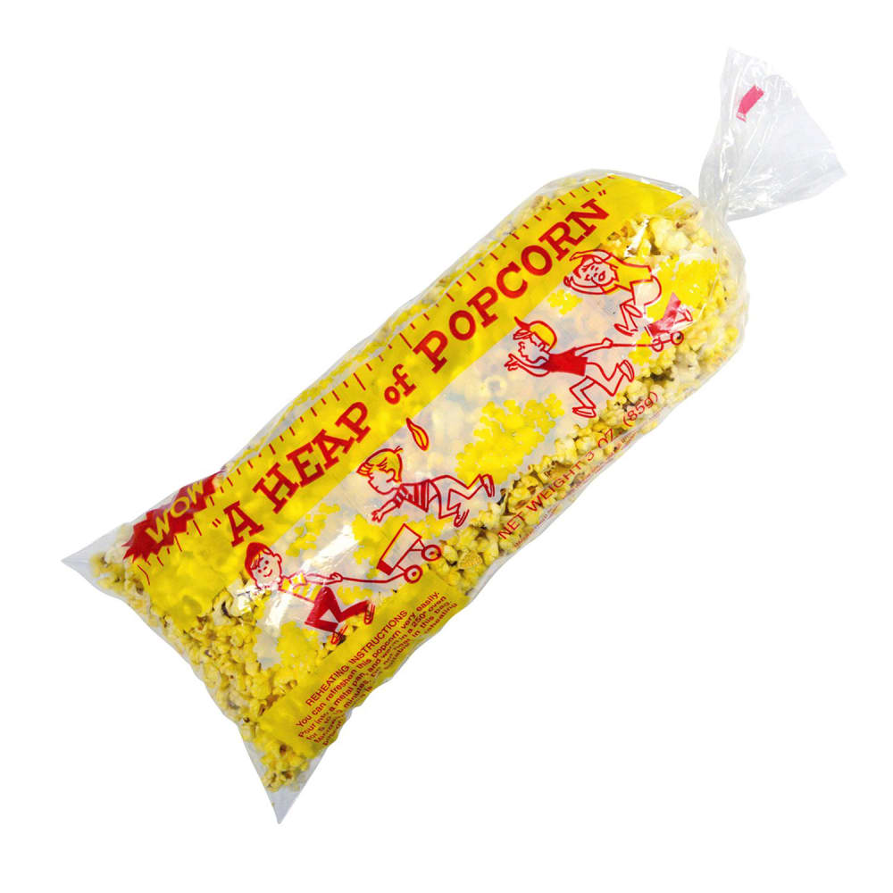 Gold Medal 2079 30" Disposable Heap-O-Popcorn Bags w/ 6 1/2 oz Capacity, 1,000/Case