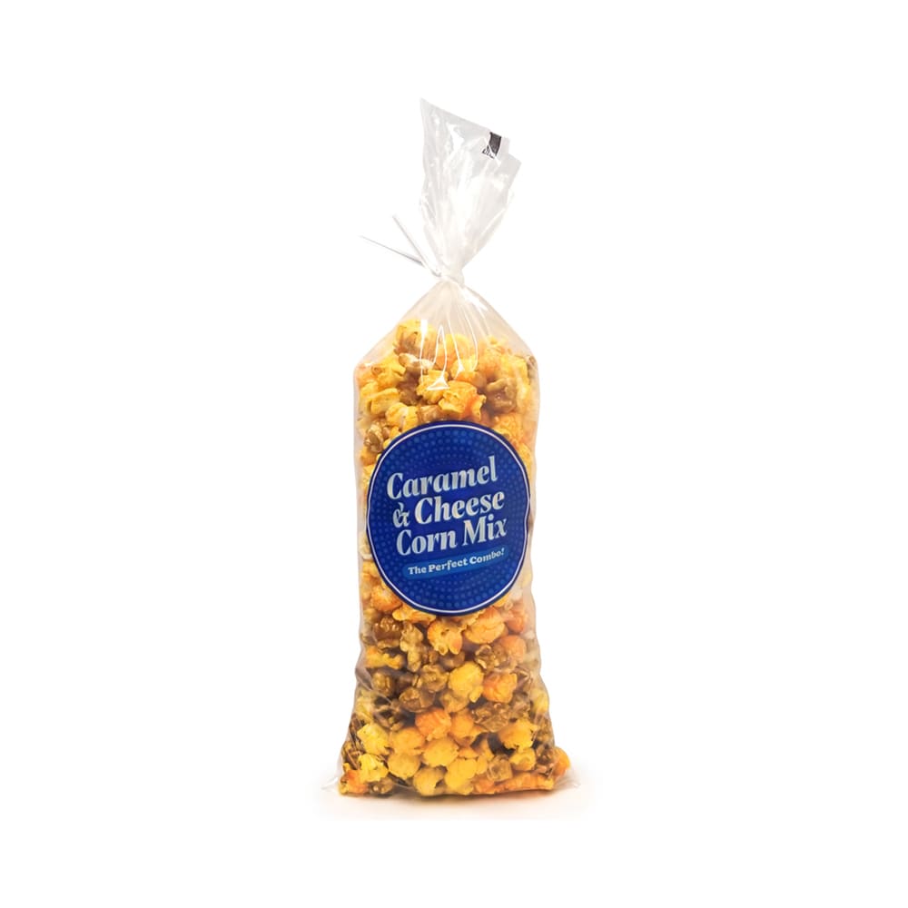Gold Medal 2126 16" Caramel & Cheese Corn Bags - Poly, Clear