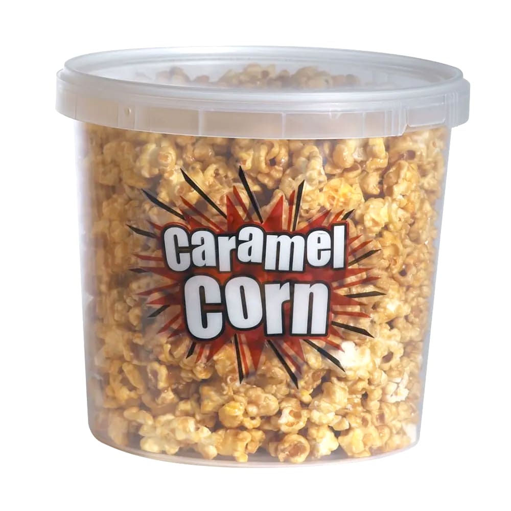 Gold Medal 2136 14 oz Large Disposable Caramel Corn Container w/ Lids, 175/Case