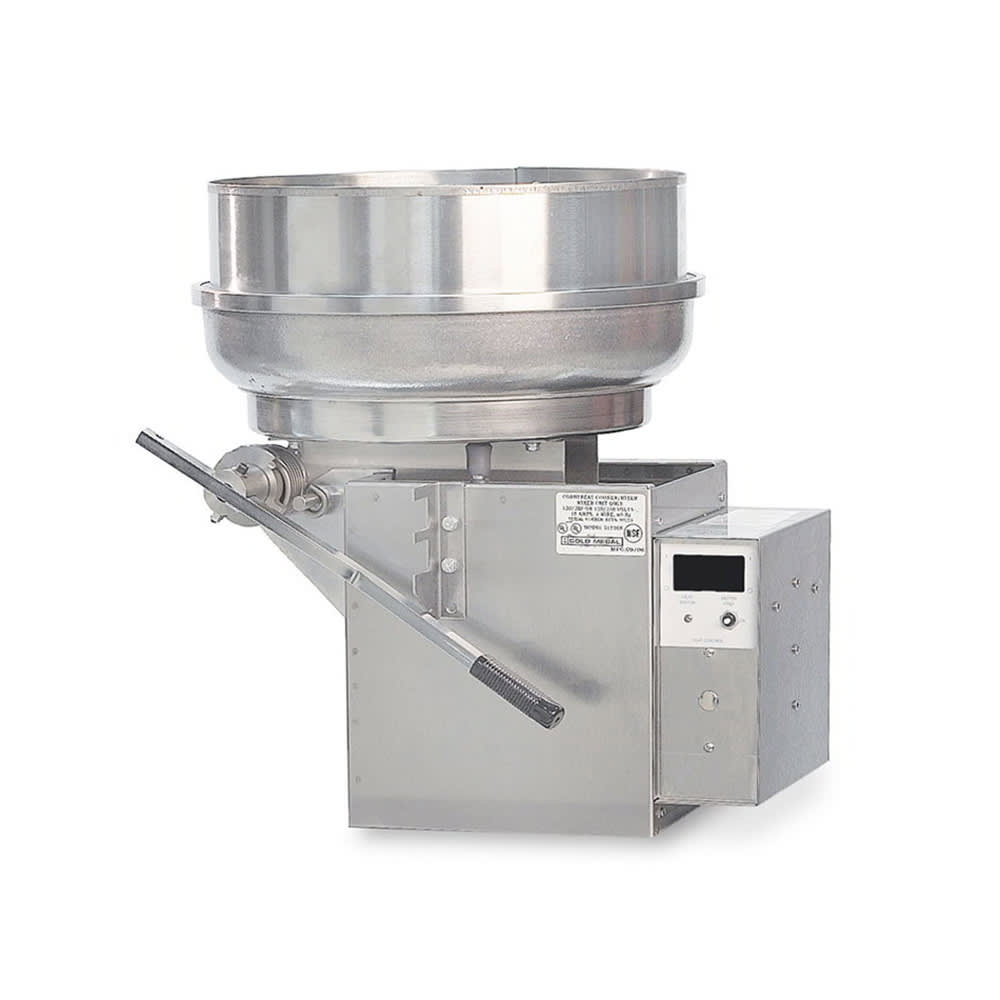 Gold Medal 2181ER Pralinator Frosted Nut Maker w/ 4 lb Capacity & Right Hand Dump, 120/208v