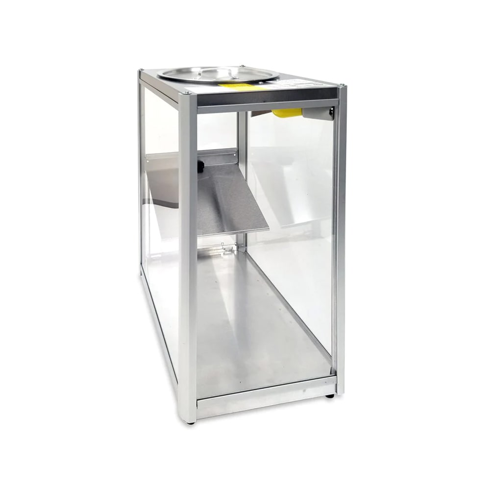 Gold Medal 2186ST Countertop Chip Merchandiser w/ Sidelight & Plexiglass Windows, Stainless, 120v