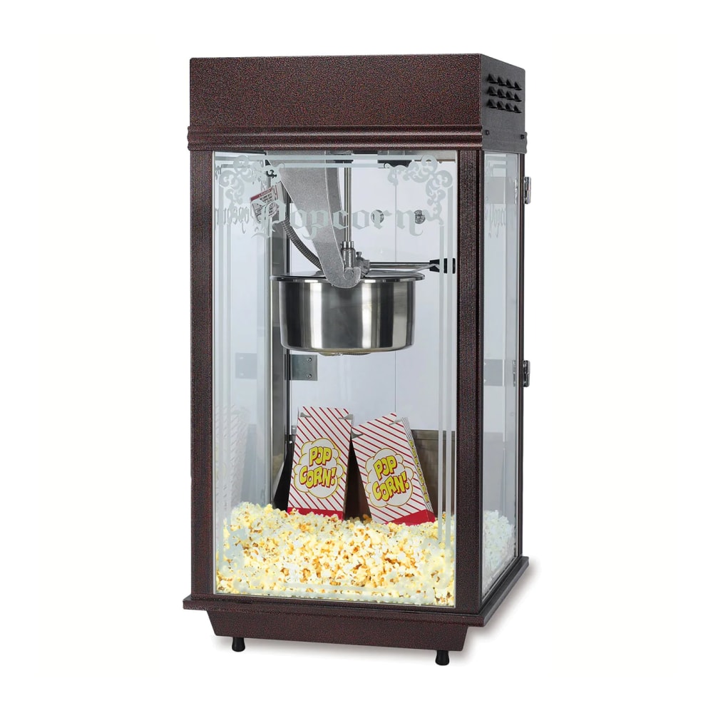 Gold Medal 2212 Mega Pop Popcorn Machine w/ 250 oz/hr Capacity & Copper Vein Finish, 120v