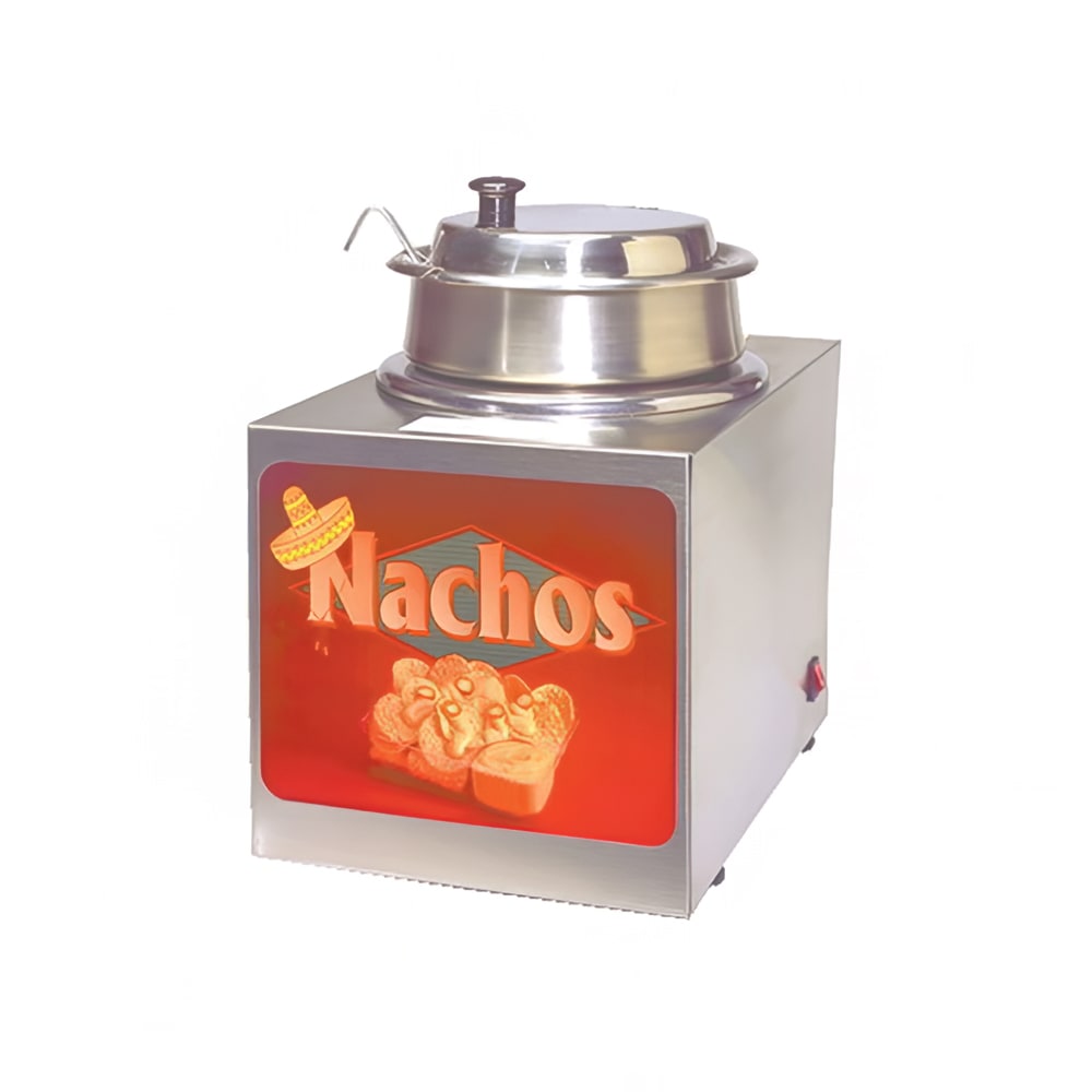 Gold Medal 2365 4 qt Nacho Cheese Dipper Style Warmer - 120v