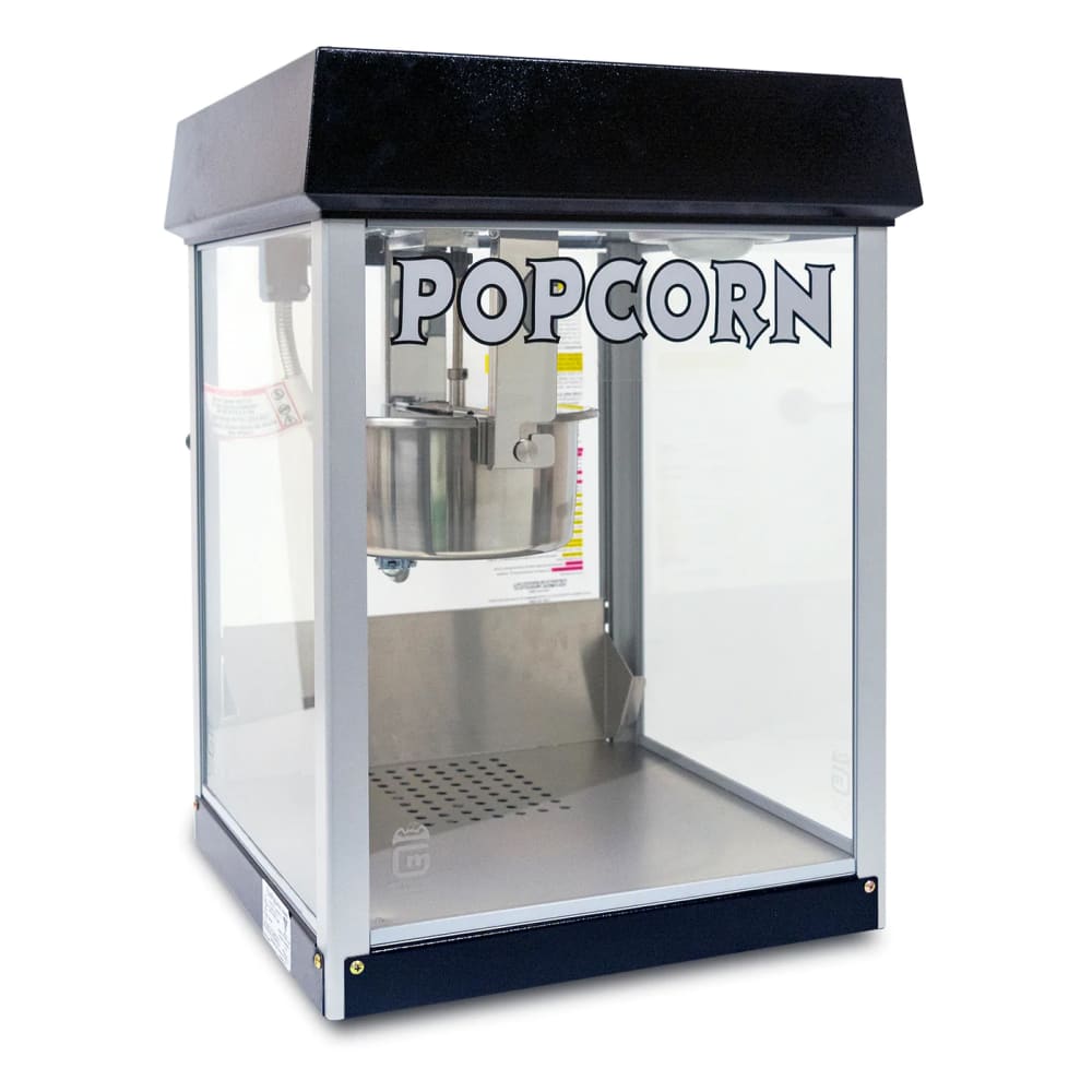 Gold Medal 2404MD FunPop Popcorn Machine w/ 4 oz EZ Kleen Kettle & Midnight Dome, 120v