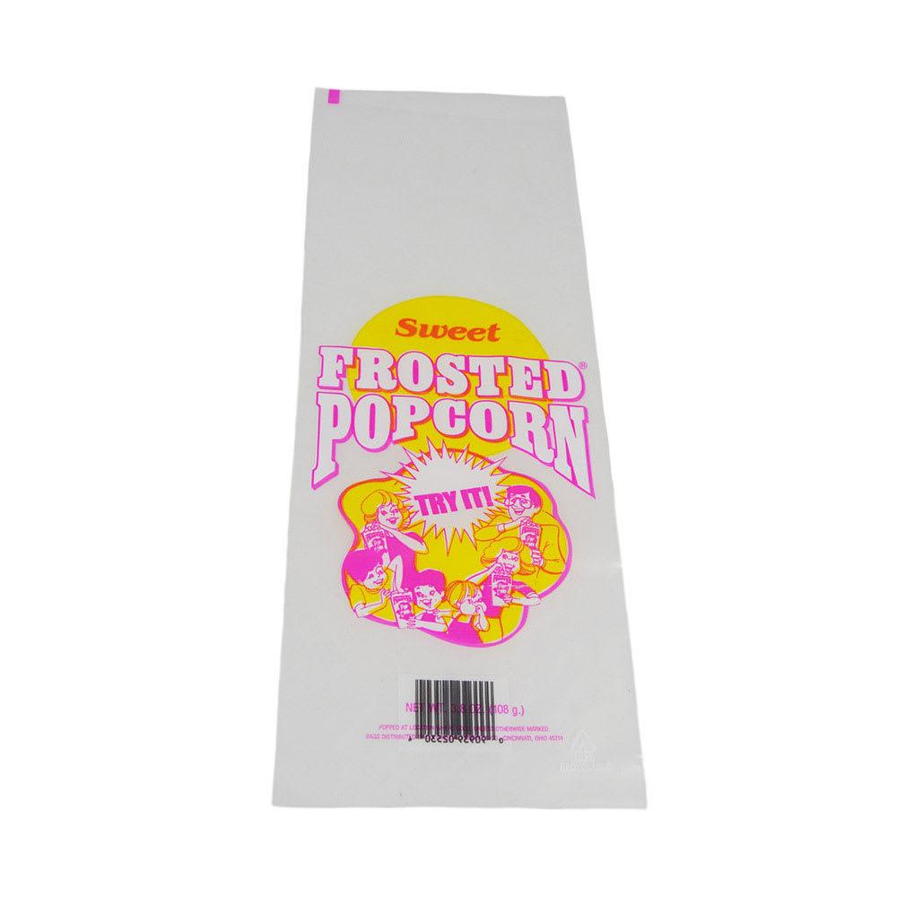 Gold Medal 2530 16" Disposable Sweet Frosted Poly Bags, 1,000/Case