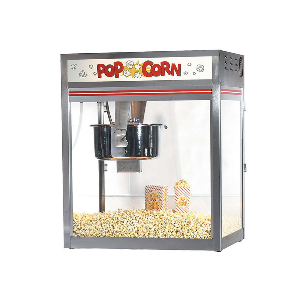 Gold Medal 2563 32 oz Discovery Popcorn Popper, Front Counter, 120/208v