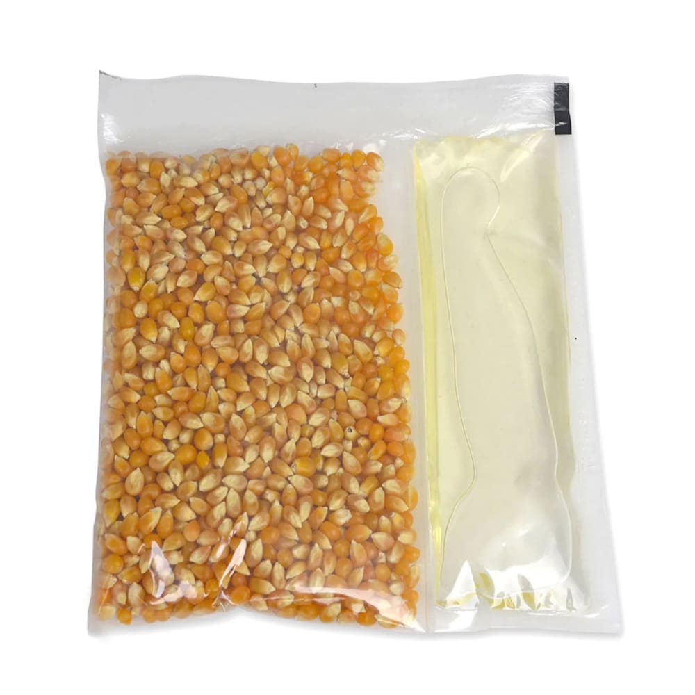 Gold Medal 2645 Mega Pop Glaze Popcorn Kit for 6 oz Kettles w/ Corn & Oil