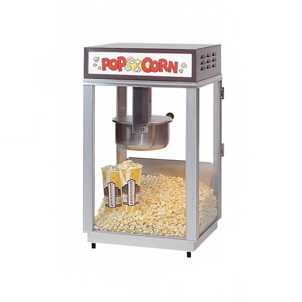 Gold Medal 2661 Ultimate-60 Special Popcorn Machine w/ 6 oz Popper & Stainless Dome, 120v