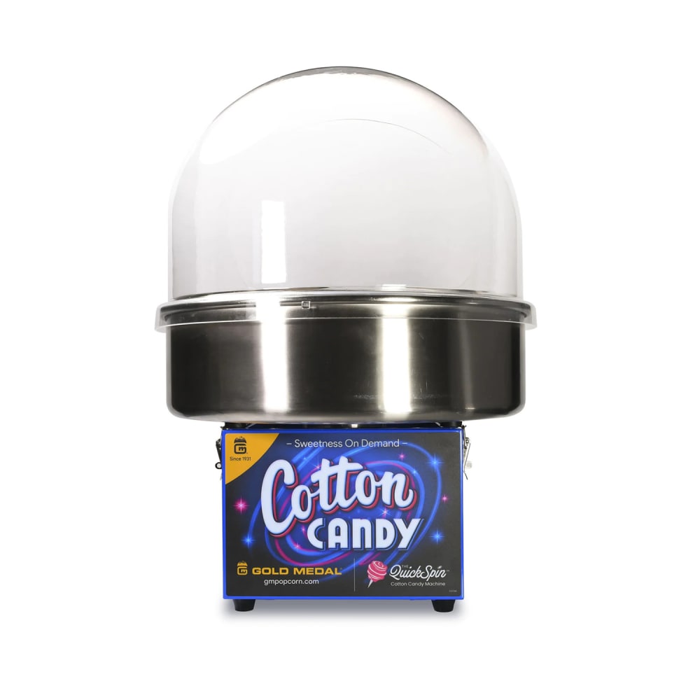 Gold Medal 3001-00-000 QuickSpin™ Single Serve Cotton Candy Machine w/ QuickStart & QuickCool Technology, 120v