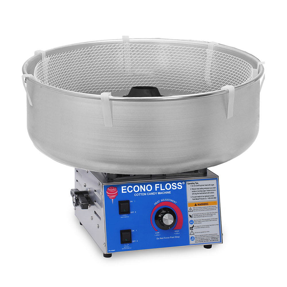 Gold Medal 3017-00-000 Econo Floss® Cotton Candy Machine w/ Lock N Go Handle, 120v