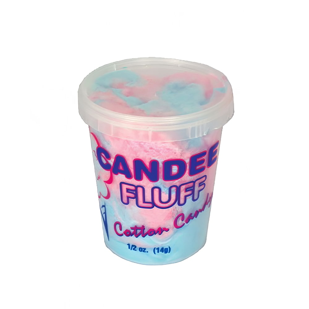 Gold Medal 3020N 1/2 oz Disposable Candee Fluff Containers w/ Open One Time Only Lids, 400/Case