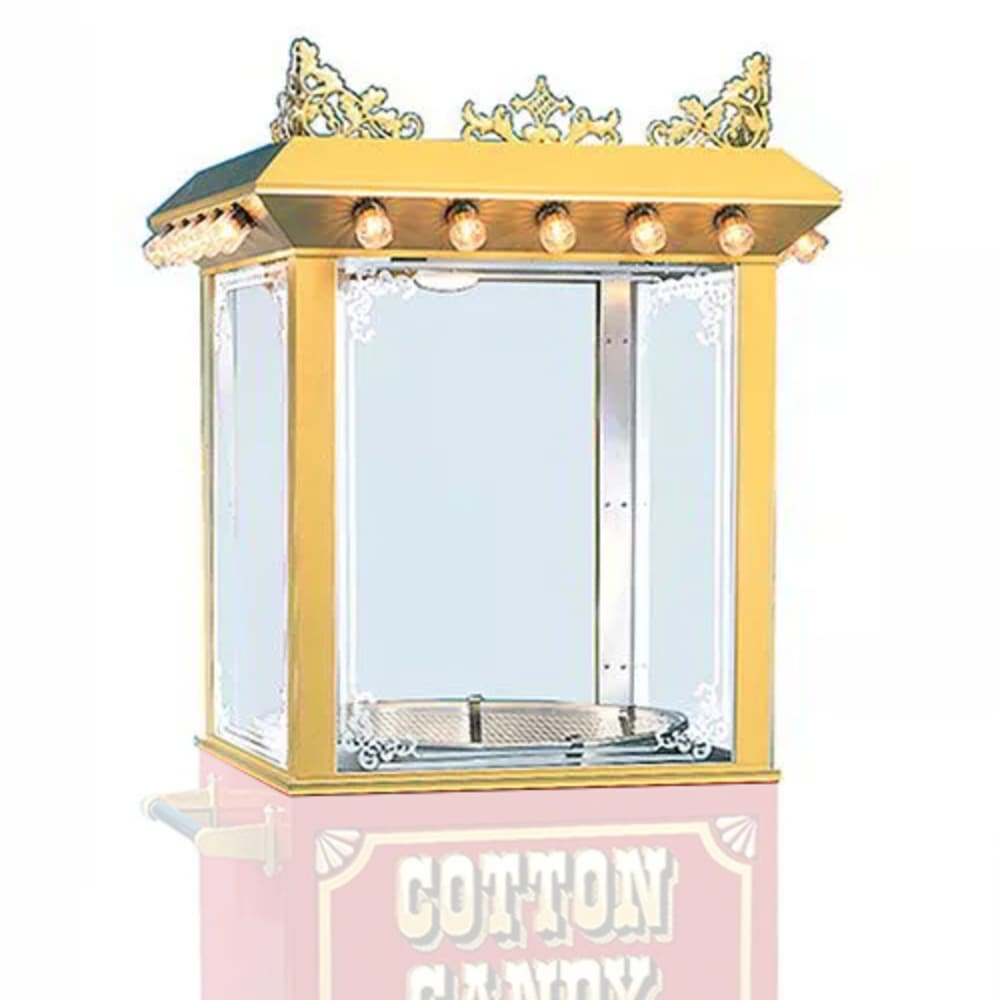 Gold Medal 3119 Antique Unifloss Top Cotton Candy Machine Frame w/ Etched Glass