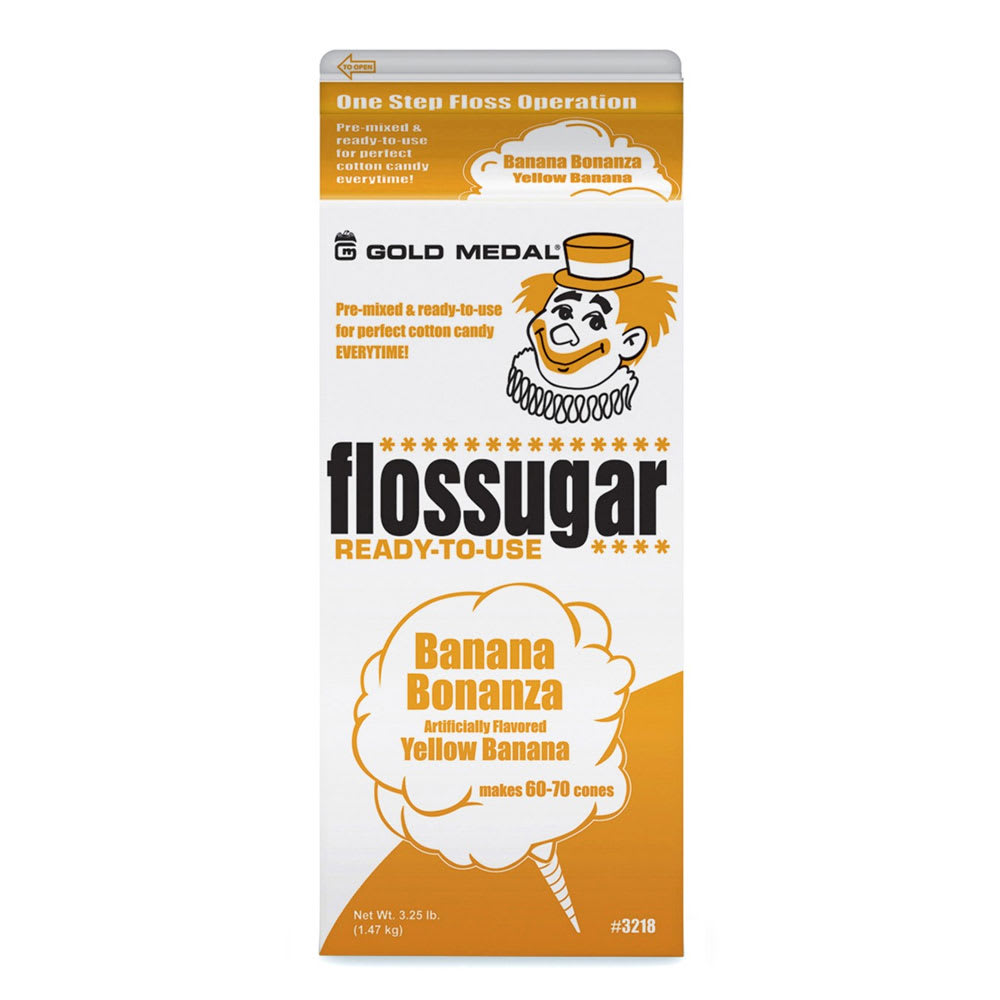 Gold Medal 3218 1/2 gal Banana Bonanza (Banana) Cotton Candy Flossugar