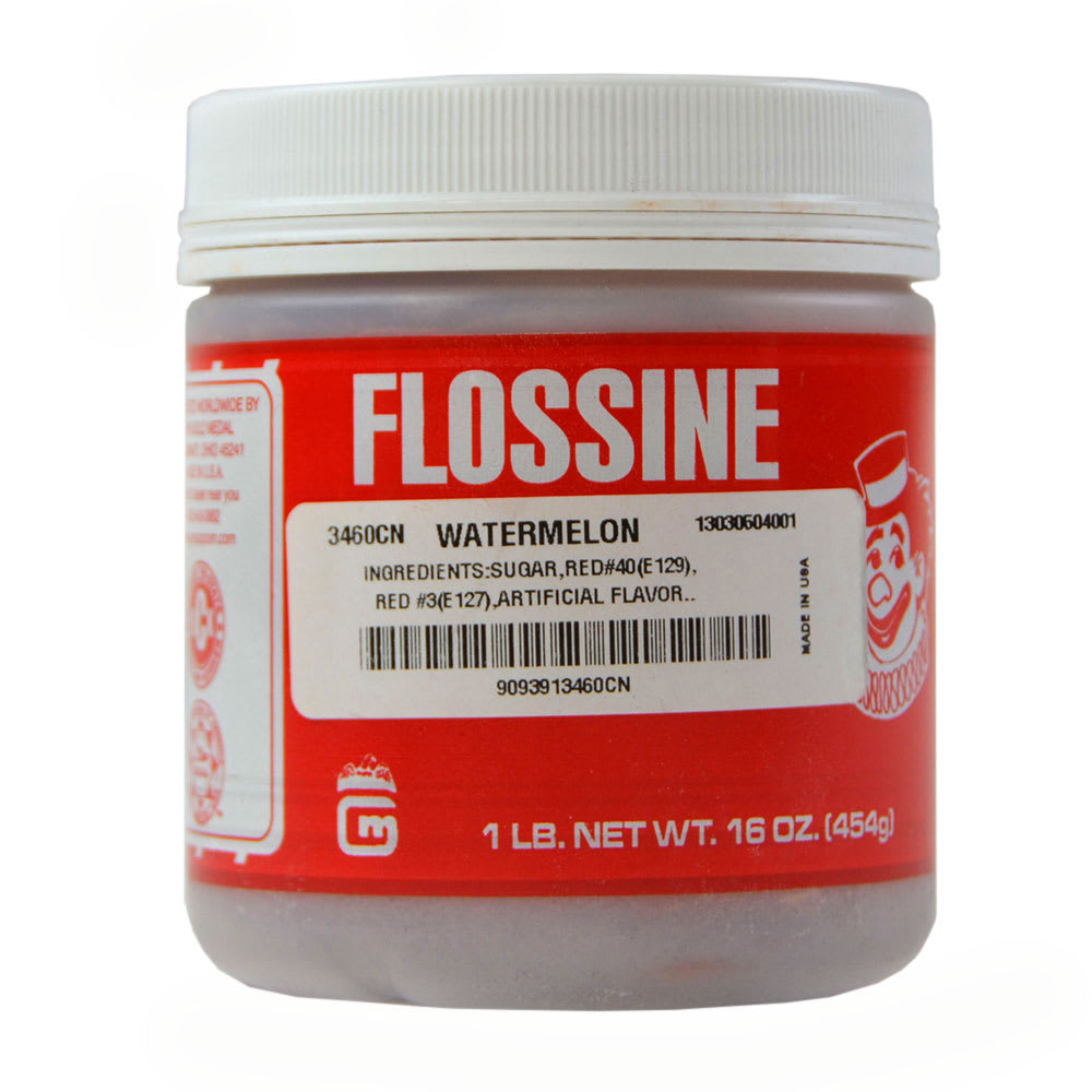 Gold Medal 3460CN 1 lb Jar Wacky Watermelon (Watermelon) Flossine®