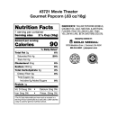 Gold Medal 3721 (24) .63 oz Bagged Movie Theater Style Popcorn thumbnail 3