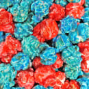 Gold Medal 3762 7 oz Bagged ICEE® Cherry & Blue Raspberry Popcorn thumbnail 2