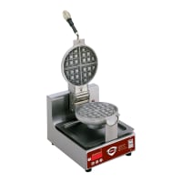 Gold Medal 5021 Single Classic Belgian Waffle Maker w/ Cast Aluminum Grids, 1300W thumbnail 2