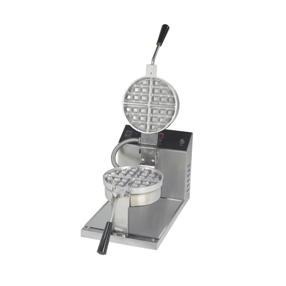 Gold Medal 5021E Single Classic Belgian Waffle Maker w/ Cast Aluminum Grids, 1300W