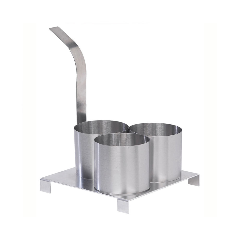 Gold Medal 5142 Triple Mini Funnel Cake Mold Ring, Lift Off Style