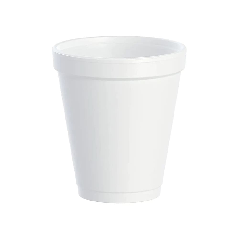 Gold Medal 5193 8 oz Plain Disposable Polystyrene Cups, 1,000/Case