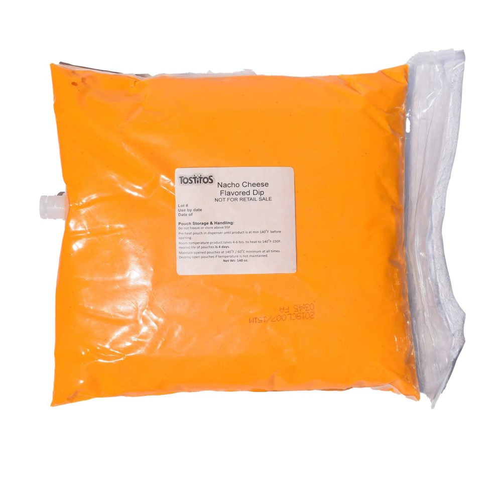 Gold Medal 5287 140 oz TOSTITOS® Nacho Cheese Bag for Warmer/Dispensers