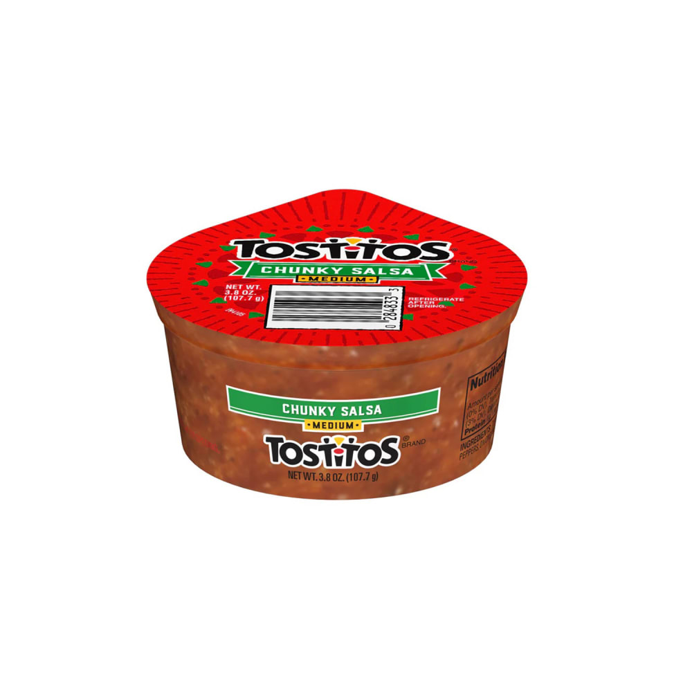 Gold Medal 5291 3 4/5 oz Single Serve TOSTITOS® Chunky Salsa Cups