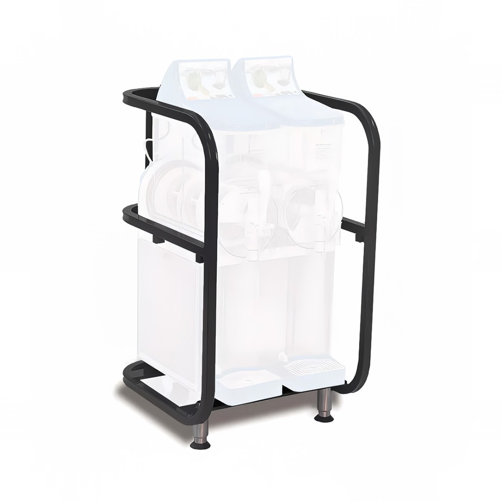 Gold Medal 6055B Carrying Tote w/ Rear Casters for 1114 Twin-Bowl Frusheez® - Steel, Black