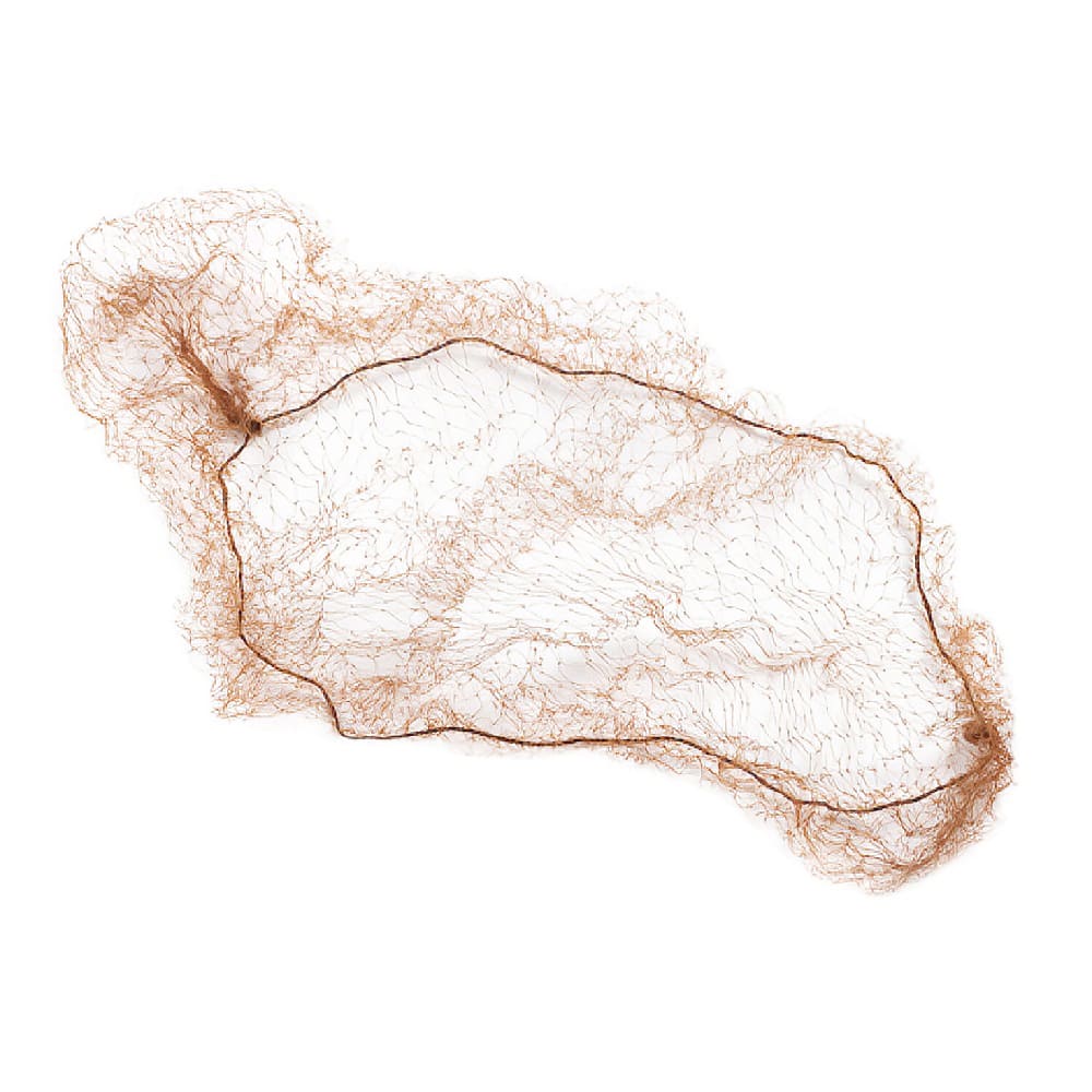 AmerCareRoyal 24" Hair Net - Nylon, Brown (RPH144LTDB)