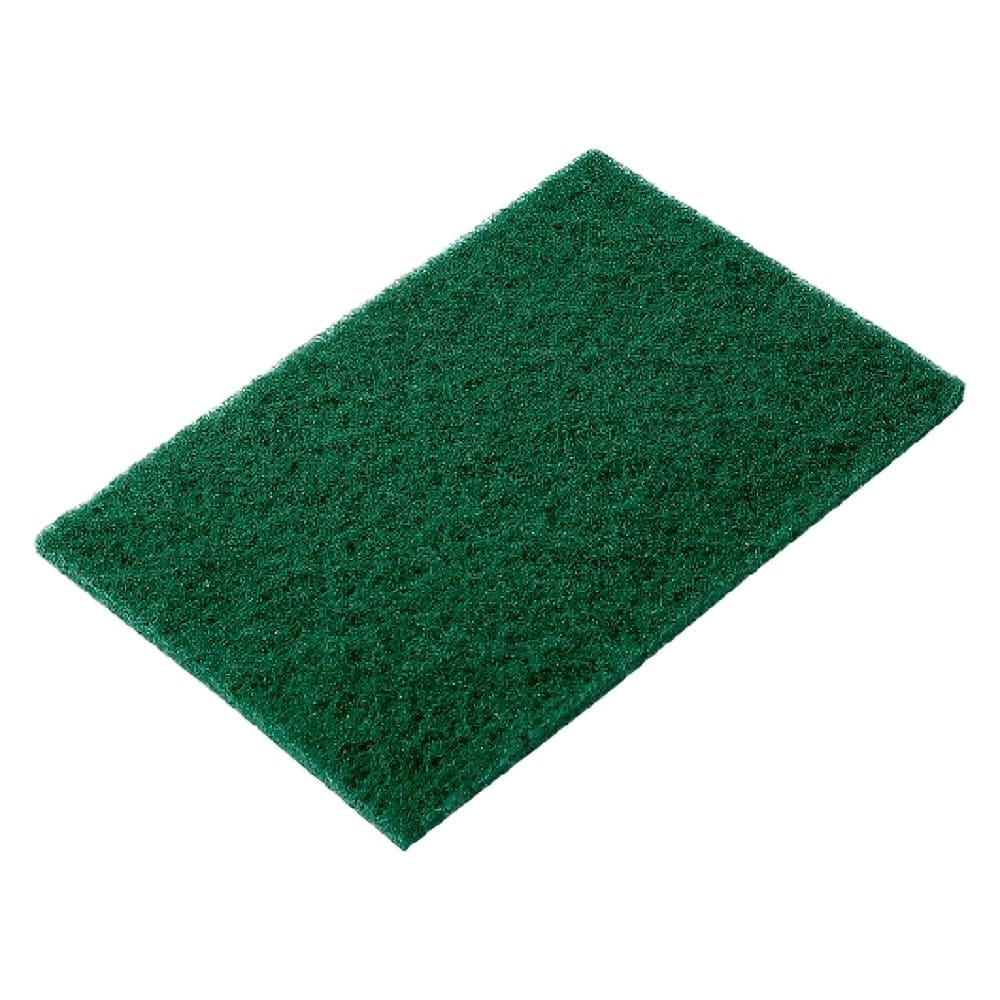 AmerCareRoyal Medium Duty Scour Pad - 9" x 6", Green (S960)