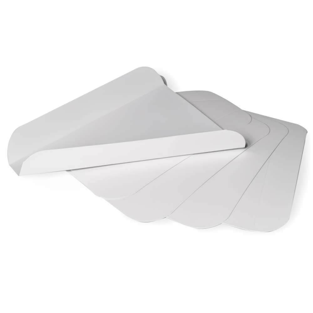AmerCareRoyal Pizza Slice Holder - Paperboard, White (RPSH1000)