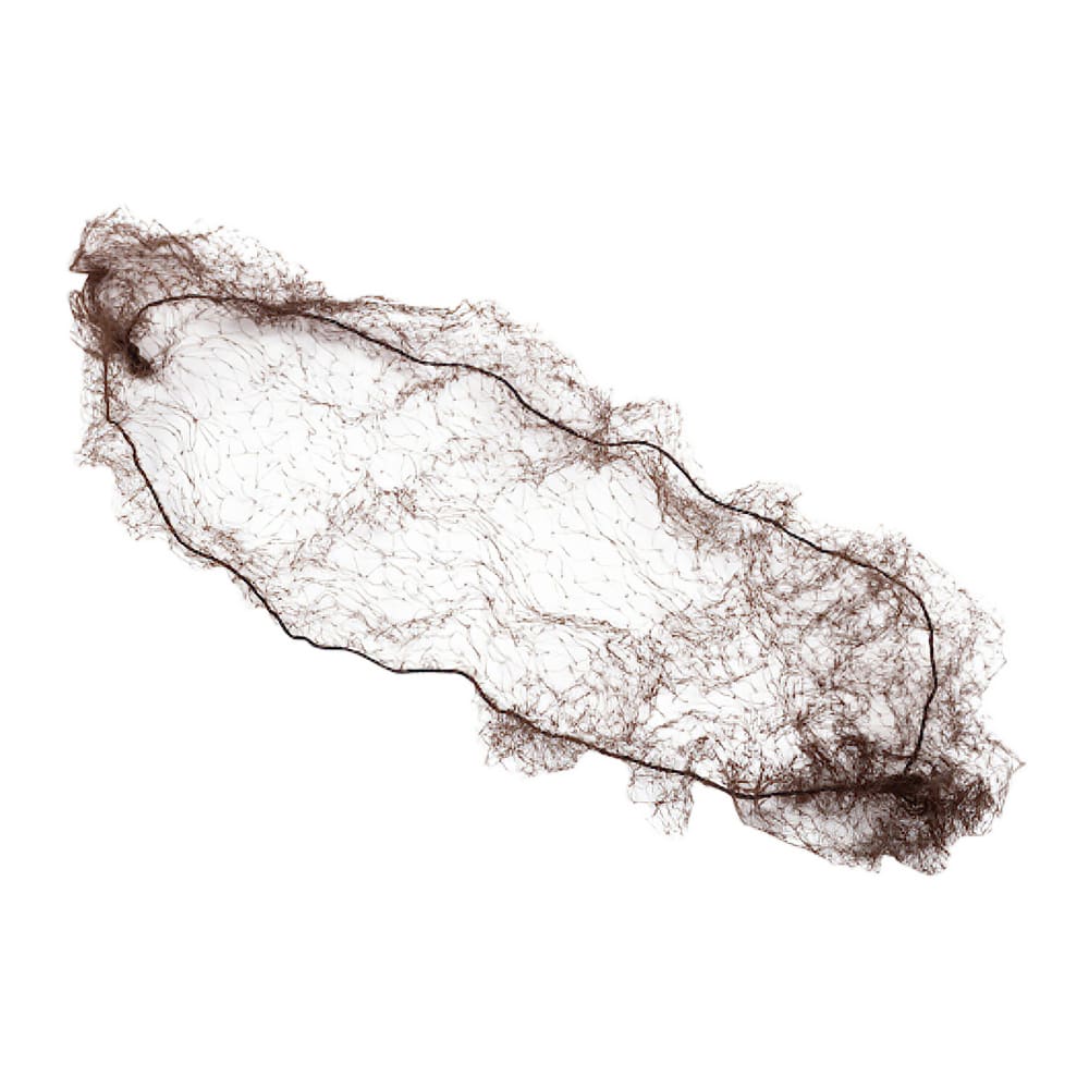 AmerCareRoyal 28" Hair Net - Nylon, Dark Brown (RPH144LTDB28)