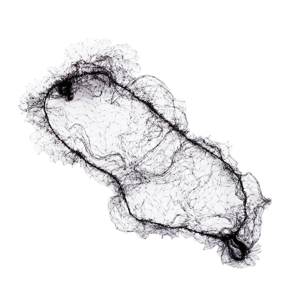 AmerCareRoyal 28" Hair Net - Nylon, Black (RPH144LTBK28)