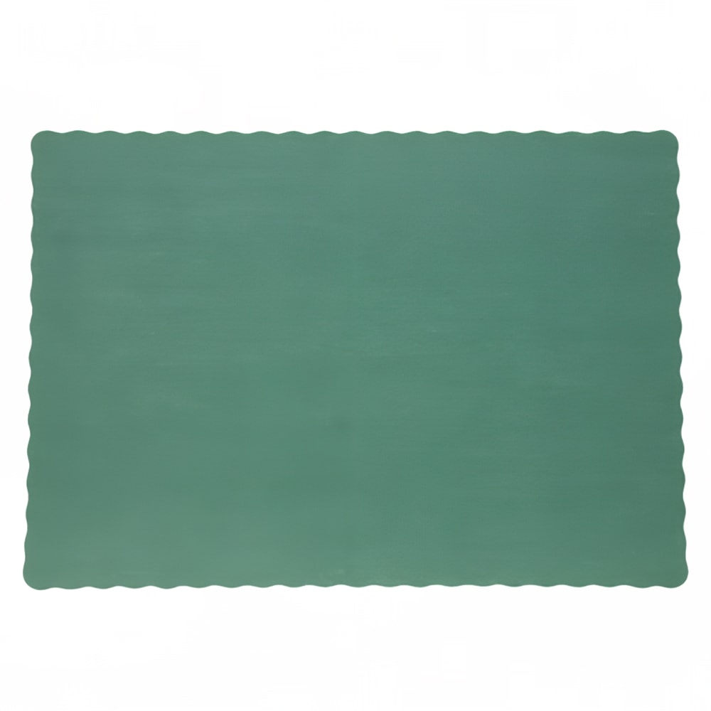 AmerCareRoyal Placemat - 13 1/2" x 9 1/2", Paper, Dark Green (SPM914DC)
