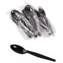 AmerCareRoyal Medium Weight Disposable Teaspoon - Polystyrene, Black (S2308FB) thumbnail 2