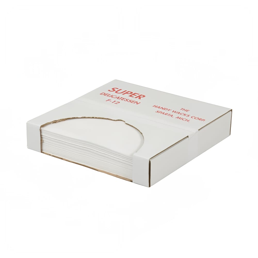 Handy Wacks Deli Paper - 12" x 12", Dry Wax, White (F-12)