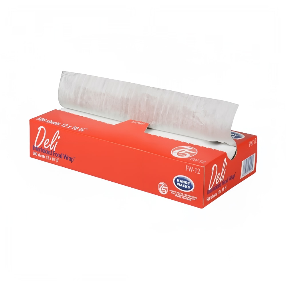 Handy Wacks Deli Paper - 15" x 10 3/4", Dry Wax, White (FW-15)