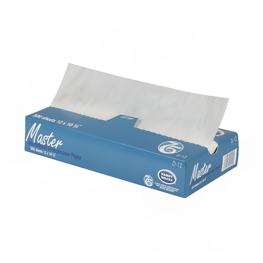 Handy Wacks Deli Paper - 12" x 10 3/4", White (D-12)