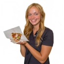 Handy Wacks Pizza Sheet - 9" x 9", Quilon, White (PZ-9) thumbnail 2