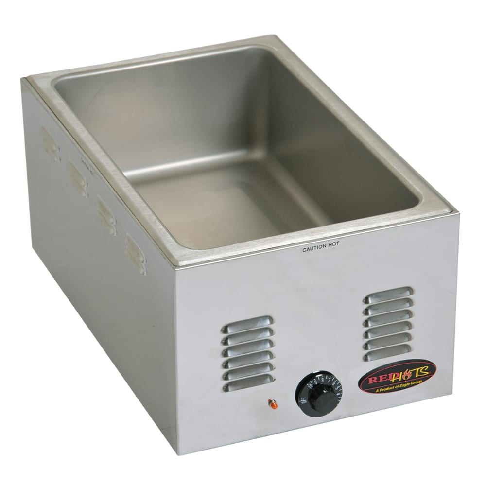 Eagle Group 1220CWD-120 Countertop Food Warmer - Wet or Dry w/ (1) Full Size Pan Well, 120v