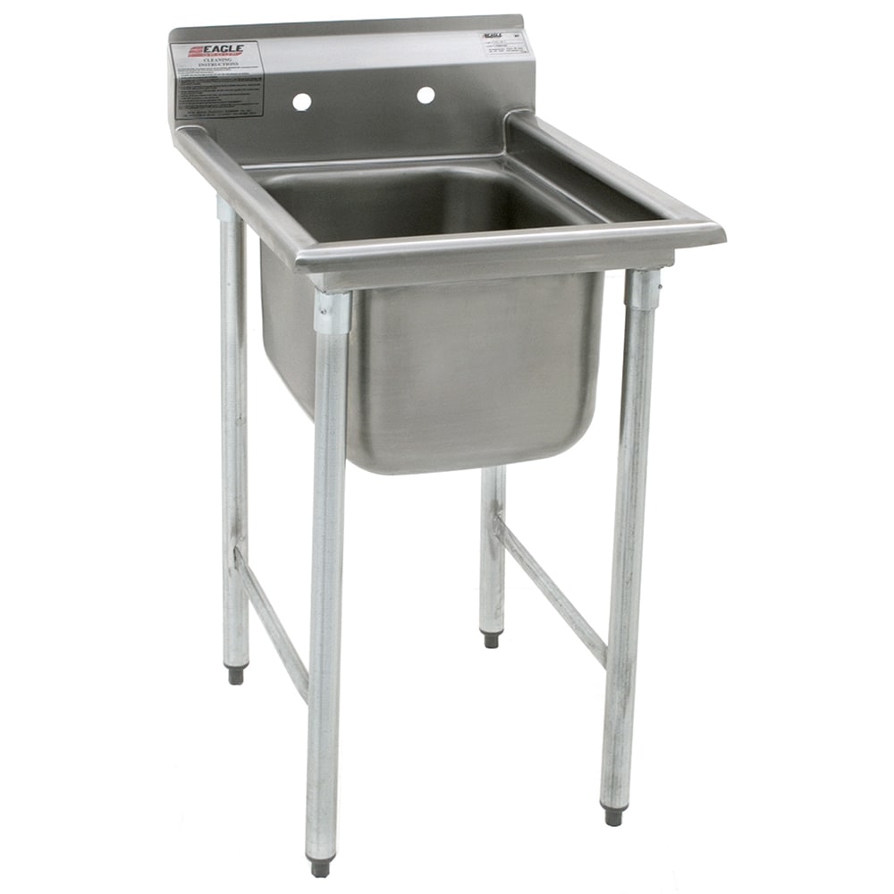Eagle Group 314-16-1 23 1/4" 1 Compartment Sink w/ 16"L x 20"W Bowl, 13 1/2" Deep