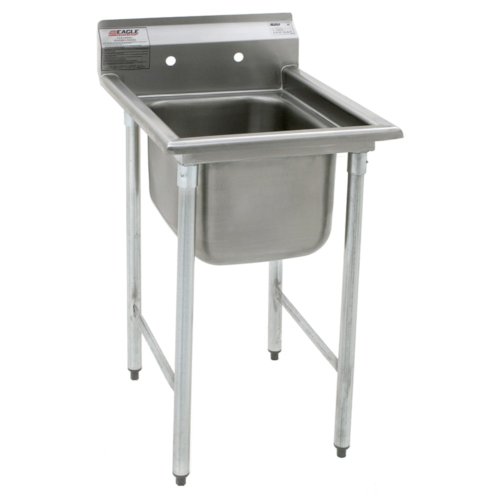 Eagle Group 414-16-1 23 1/4" 1 Compartment Sink w/ 16"L x 20"W Bowl, 13 1/2" Deep