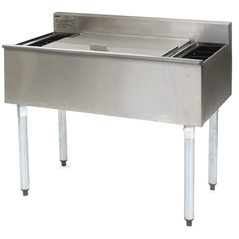 Eagle Group B3CT-18-7 36" 1800 Series Cocktail Station w/ 63 lb Ice Bin, Stainless Steel