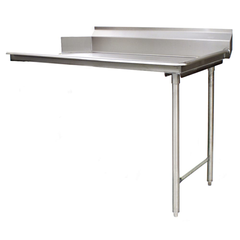 Eagle Group CDTR-48-16/3 48" Straight Dish Table - Left to Right