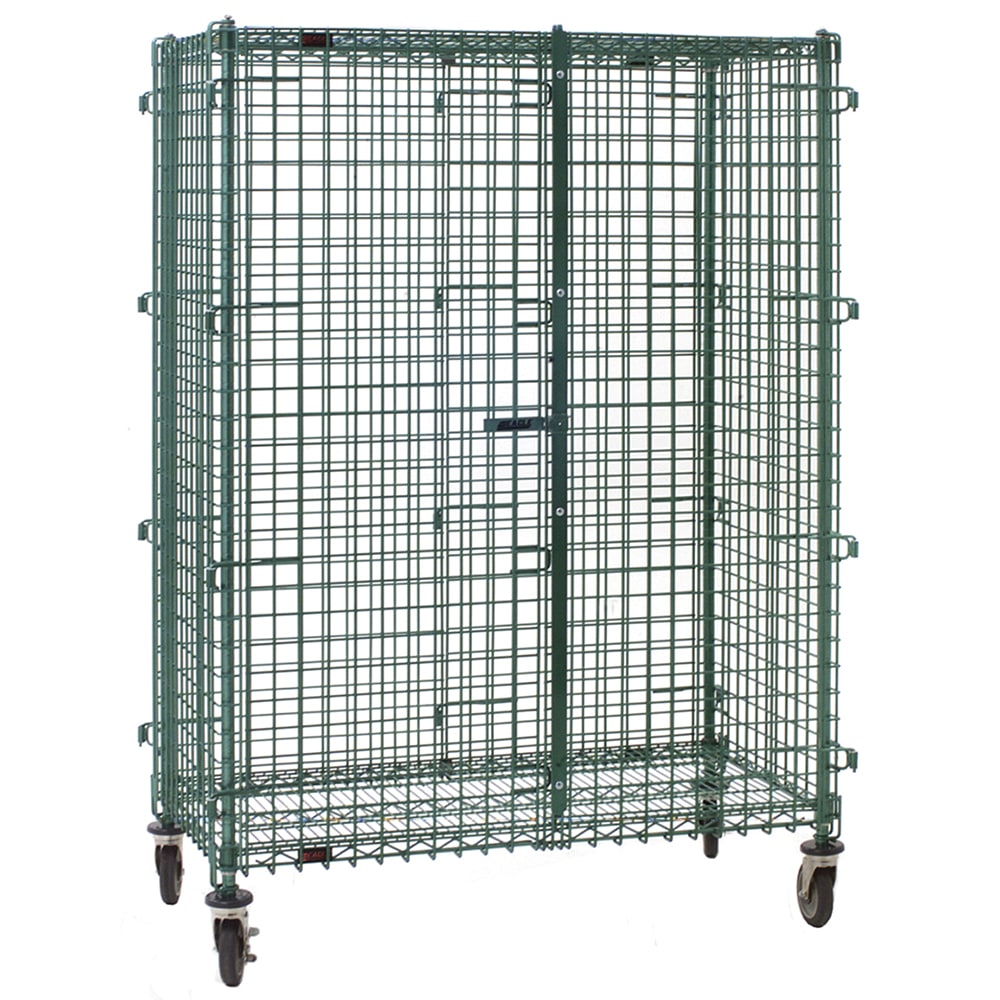 Eagle Group CSC2436E 39 1/4" Mobile Security Cage - 27 1/4"W, Green Epoxy Coated